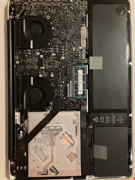 Laptop internals